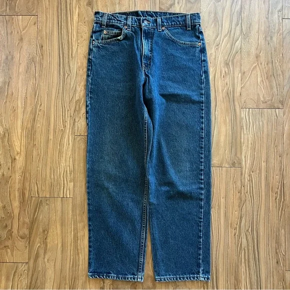 Vintage 90s Levi's orange tabs 550 made in USA denim pants - Picture 4 of 7